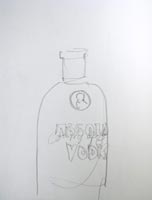 Sketch Absolut Vodka
